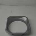 10 Inch Duct Connector Flange,Metal Square Pipe Connector to Round Interface Air Duct Metal Straight Pipe Flange for Ventilation,Cooling, Heating and Air Conditioning Systems