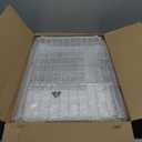 SNTD Dish Drying Rack for Kitchen Counter - Large Dish Rack with Drainboard, Rustproof Dish Drainer with Utensil Holder for Sink, White