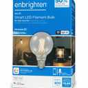 Enbrighten WI-FI Smart LED Filament Bulb 800 Lumens Warm White Dimmable