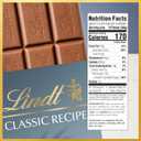 Lindt CLASSIC RECIPE Non-Dairy OatMilk Salted Caramel Chocolate Candy Bar, 10 Pack, 3.5 oz. (EXP 07/30/25)