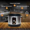 Pars Automatic Persian Rice Cooker - Tahdig Rice Maker Perfect Rice Crust, 7 Cup