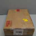 LELELINKY Vinyl Record Storage Crate, Rattan Vinyl Record Holder with Handle, Wood Record Crate for Vinyls Holder up to 75 LP's, Desktop Cube Album Storage for Vinyls Records(Tea Brown) (1 Pack)