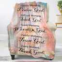 Christian Gifts for Women Faith, Inspirational/Religious/Spiritual Gifts for Adults, Soft Throw Blankets for Women/Men, Personalized Blankets for Adults 40"x 50"