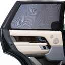 Autopect Side Window Sunshade Sock Screen-Shade (Pack of 2) Block Sun Rays to Keep Car Interior Cool and Comfortable Elasticized Universal Fit Mesh Sun Shade for Car, Truck, SUV, Van