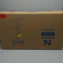 Mobile TV Stand with Power Outlet, Tilting & Swivel Rolling TV Cart for 32-75 Inch TVs, Height Adjustable Portable TV Stand with Shelf, Portrait/Landscape, 88 lbs Capacity, Max VESA 600x400mm