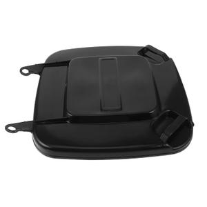 STOBAZA Outdoor 50l Trash Can Lid Replacement, Heavy-Duty Plastic Garbage Bin Cover, Square Waste Basket Lid for Sanitation and Backyard Use