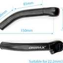 ONIPAX Bicycle Bar Ends Comfortable Ergonomic for MTB Bikes 7/8 Handlebar (1 Pair)