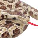 Clobeau 78 Inch Brown Snake Stuffed Animal, Lifelike Plush Snake Toy, Soft Stuffed Snakes Plush for Valentines Halloween Birthday Present Party Prank Prop, Stuff Reptile Animal Snakes Toys for Kids