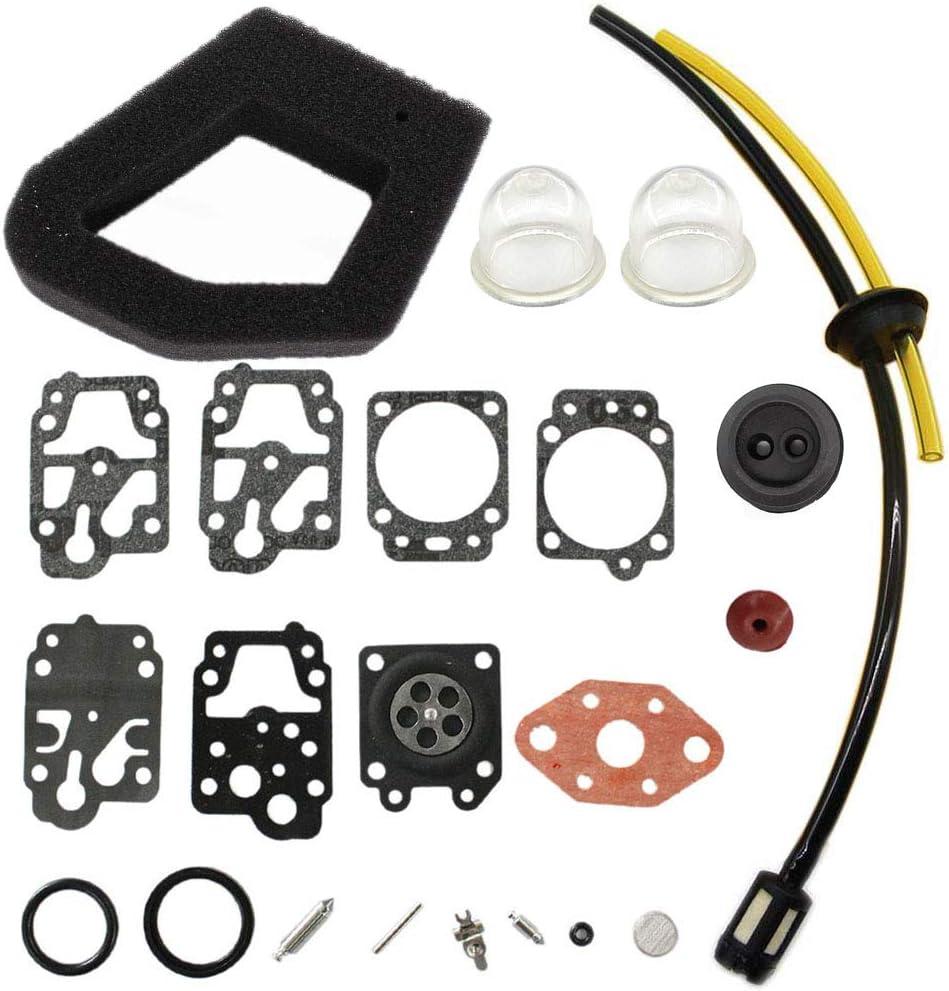 AISEN Air Filter Carburetor Repair Rebuild Kit for GX25 GX25N GX25NT GX35 GX35NT FG110 FG110K1 HHT25S HHT35 HHT35S 25CC 4 Stroke Carb 16100-Z0Z-034 25-34 Trimmer Bush Cutter