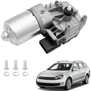 Front Windshield Wiper Motor Compatible with Volkswagen VW, Eos, GTI, Golf, Jetta, Rabbit, R32 - Car Wiper Motor 1K1955119E 3C1955119 1Q1955119C R32 1.9L 2.0L 2.5L 3.2L