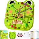 Frog Brainy Knots Game,Rope Untangling Puzzle Game,Educational Strategy Board Game for Kids & Adults, Family Travel Party Toys, Gifts for All Ages