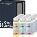 Supplement Variety Pack with Advanced Nanoscience Technology, 24 Pack, Stress Calming Relax Drink, Sleep Aid Drink, Nootropic Brain Supplement Focus Drink, 2 oz Shot