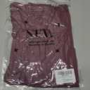 KIFOVEN Women's Sexy Deep V Neck Long Sleeve Bodysuit Dark Red Medium