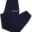 Champion Mens Big and Tall Lightweight Sweatpants Joggers, Mens Lounge Pants (3X, Navy)