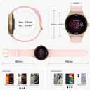 Woneligo Smart Watch for Women,1.57inch AMOLED Touchscreen Fitness Watch for iPhone & Android,Heart Rate/Sp02/Sleep Monitor,110+ Sport Modes IP68 Waterproof Bluetooth Calls,2 Bands (Pink, 1.57)