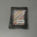 THKRLOF 5x7 Picture Frame with Real Glass, Wooden cute 5 x 7 Photo Frame with Wavy Mat for Tabletop and Wall Hanging, Black, 1 Pack