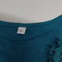 Women's Blouse T-shirt Blue L