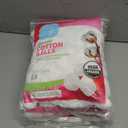 Simply Soft Premium Organic Cotton Balls, 600 Count (3 Bags) 100% Pure Cotton, Certified, Hypoallergenic, Large, Soft & Absorbent for Beauty, Cosmetics, Skin Care, Lint Free