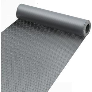 Wilaly Premium Garage Floor Mat, Commercial Grade Heavy Duty Parking Mat for Garage Floor, Golf Cart Parking, Water/Stain Resistant Floor Runner (Grey Diamond, 4 x 10 Feet)