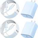 Phone 15 16 Pro Max Charger, 10 FT Long USB C to C Fast Charging Braided Cable with PD 20W Fast Charger Block for Phone 16/16 pro/16 plus/16 pro max/15/15 Pro Max/ 15 Pro/15 Plus, Pad Pro/Air, Blue