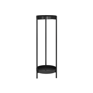 30" Plant Stand, 2 Tier Metal Flower Plants Holder with 2 Removable Display for Indoor or Outdoor,Pot Plant Planter Display(30 X 10in,Black)