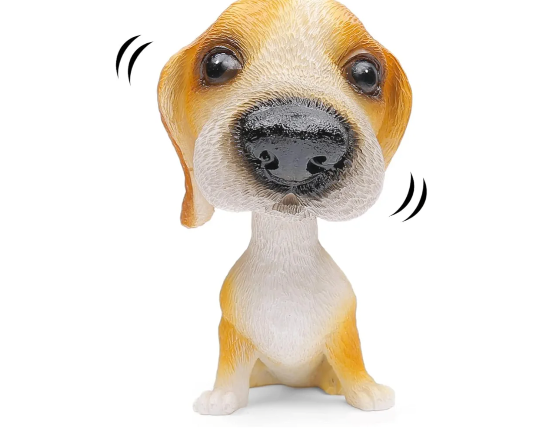 Bobble Head Dogs Bobbing Heads Car Dash Puppy Car Decoration (Hound)