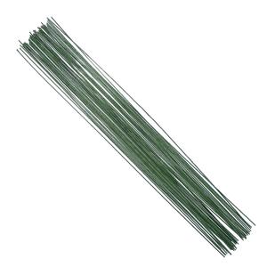 Gauge Dark Green Floral Paper Wrapped Wire