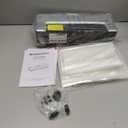 Bonsenkitchen Vacuum Sealer Machine with 40 Bags | Compact Food Sealer for Kitchen Storage & Meal Prep | Multiple Modes | External Vacuum System, Silver