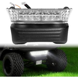 DRIVE UP Club Car Precedent Led Head Light with Bumper Replacement for 2004-UP Electric Golf Carts