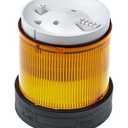 Schneider Electric Harmony XVB Indicator Unit for Beacon Light (Bulb Not Included), Steady On, 250V | Tower Lights & Industrial Warning & Signal Light System, Orange Unit, 70mm