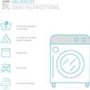 Lush Decor Farmhouse Textured Sheer Kitchen Window Curtain Tiers Set, 29"W x 24"L, Beige