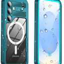 for Samsung Galaxy S25 Waterproof Case, [Fit for Magsafe] [IP68 Underwater] [12FT Military Shockproof], Built-in Screen & Lens Protector, Full Body Protection for S25 6.2", Teal