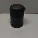 THERMOS FUNTAINER Insulated Food Jar, 10 Ounce, Kid Friendly Food Jar with Foldable Spoon, Black