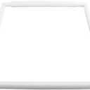 Metuynm Large Square Embroidery Hoop, 17inch Plastic Cross Stitch Frame Clip White DIY Sewing Tools Hoops Craft Embroidery Snap Frame Hoop for Cross Stitching Quilting, Needlepoint, Silk-Painting