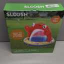 Sloosh Baby Pool Toddler Sprinkler, Crab Splash Pool with Canopy, Baby Wading Pool Inflatable Sprinkler for Learning, Childrens Water Pool Toys, Inflatable Kiddie Pool for Outdoor Summer Water