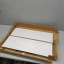 Ballucci Floating Shelves for Wall, 24" Wood Wall Shelf Set of 2, with Invisible Brackets for Bathroom, Living Room, Bedroom, Kitchen, Nursery, 8" Deep, White