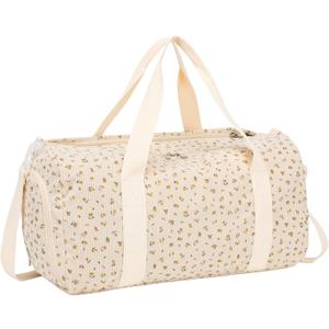 Duffle Bag for Gym Sports Women Girls Workout Travel Bag Weekender with Shoe Compartment