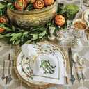 Stainless Steel Golden Napkin Rings Set of 12, Modernist Napkin Ring Holder for Wedding, Banquet, Metallic Adornment for Table Settings, Glossy Serviette Buckles Decor (Matte Gold Semicircle)