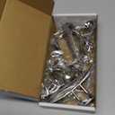 Obeoby 4 Pack Metal Hair Clips, Large Claw Clips for Women Thick Hair, Strong Fashion Hair Accessories Barrettes for Curly Long Hair (Black)