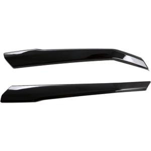 For Subaru Crosstrek GU 2024 Glossy Black Center Grille Grill Strip Trim 2pcs Car Accessories (Not fit for Crosstrek Wilderness version)