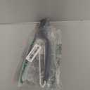 Shower Scrubber, 2 Pack Shower Cleaning Brush, Bathroom Gap Cleaning Brushes, 2 in 1 Bathroom Scrub Brush with Plastic Tweezers for Floor Drain Hair, Bathroom Seam Brush (White and Blue)