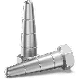 Replacement Prongs 1 Inch Stainless Steel Contact Points Compatible with Dogtra Remote Trainers and Bark Collars 1900S/ARC/iQ Plus/200C/280C/2700T&B/EDGE/YS-600/YS-300 - PetsTEK Brand - Made in USA