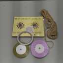 30 Pack Princess Sun Hanging Lanterns DIY Set Purple Golden Princess Square Round Paper Lanterns Purple Sun Party Decorations for Birthday Baby Shower Wedding Party Supplies Photo Props