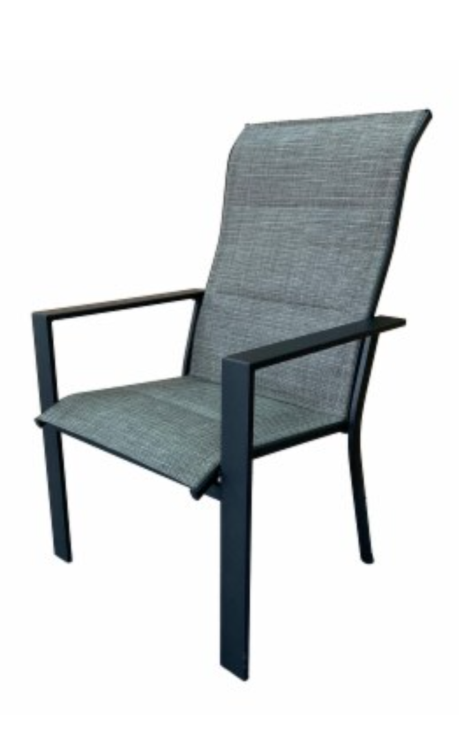 HD Design Oakley Stationary Padded Sling Dining Chairs (2pc)