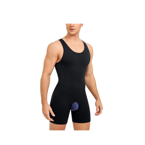 Mens Sleeveless Full Body Shaper Underwear Slimming Compression Bodysuit Shapewear Tummy Control Fajas Para Hombres,XL, 2 XL
