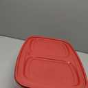 Rubbermaid Easy Store Rectangle Food Storage Container Red