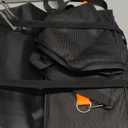 Hat Storage Box for Women & Men, Hardboard Support Hat Boxes with 1 Door Hook Hat Organizer, Cowboy Hat Box for Travel, Hat Bag Hat Case (Black)