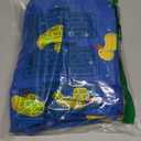 NACOCO Large Dog Raincoat Adjustable-Pet Rubber Ducks Yellow Water Proof Clothes Lightweight Rain Jacket Poncho Hoodies with Strip Reflective Blue (Blue XL, Yellow Duck)