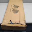 Vagusicc Wicker Storage Basket, Set of 2 Hand-Woven Paper Rope Wicker Basket, Large Storage Baskets for Organizing Toilet Paper, Foldable Cube Storage Organizer Bins for Shelves (Blue)