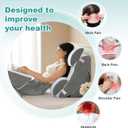 Sleep Doctor Approved Cervical Neck Pillow for Sleeping, Ergonomic Contour Side Sleeper Pillows for Adults, Cooling Orthopedic Pillow for Pain Relief Support, Memory Foam Pillows Back Stomach Sleepers (Standard, Dark Gray), Pack of 2 